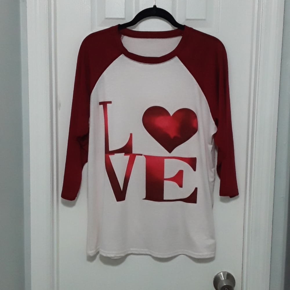 3/4 sleeve tee